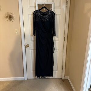 Navy Evening Dress